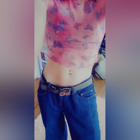 Kik Wear × Kik Girl y2k super wideleg skater jeans w/big pockets! Taking offers! - Picture 14 of 16